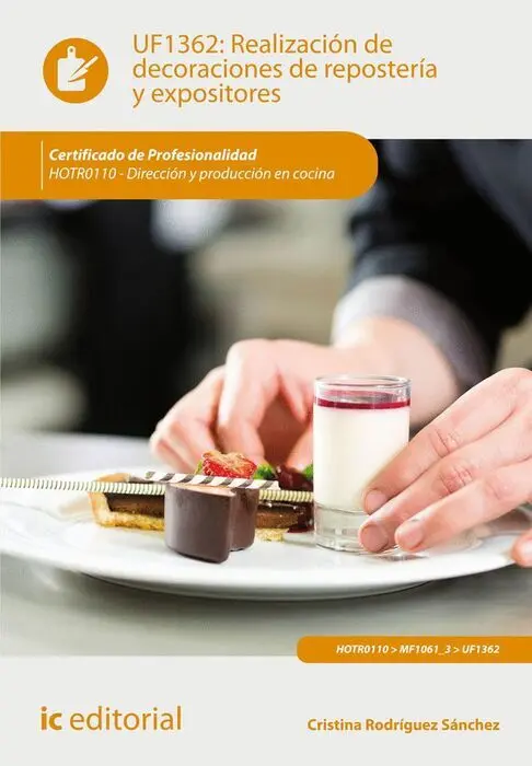Uf1362 Realización de Decoraciones de Repostería y Expositores. Hotr0110