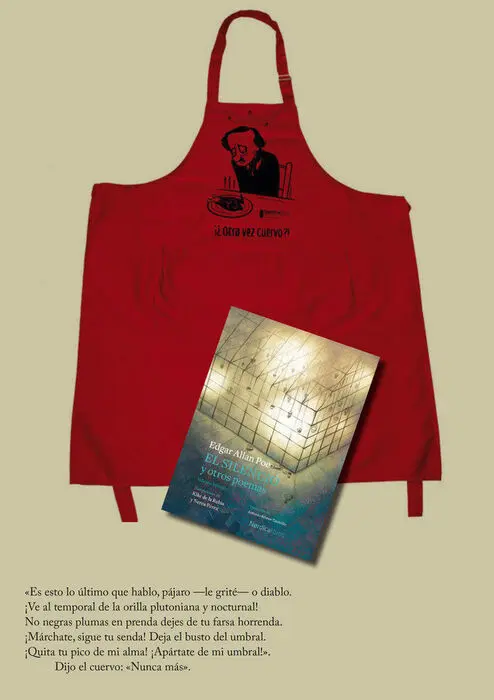 Pack Edgar Allan Poe: Libro el Silencio + Delantal Max