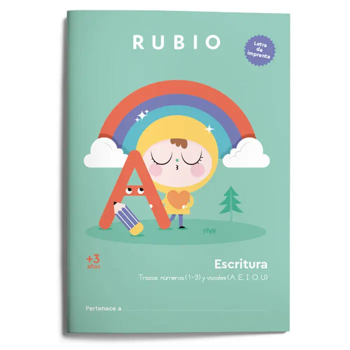 Escritura con Letra de Imprenta (+3 Años)