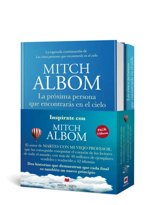 Pack Inspírate con Mitch Albom (Las Cinco Personas que Encontraras Cielo /La Proxima Persona Encontaras Cielo)