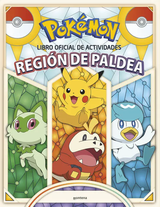 Region de Paldea. Pokemon Libro Oficial de Actividades