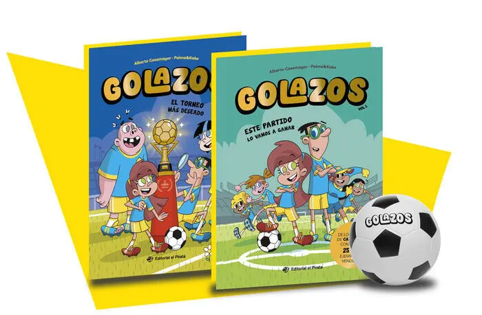 Estuche Golazos: 2 Libros + Pelota