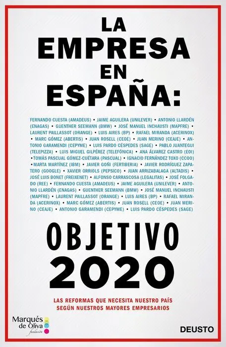 La Empresa en España: Objetivo 2020