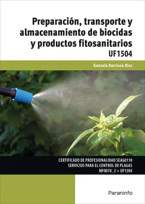 Uf1504 Preparación, Transporte y Almacenamiento de Biocidas y Productos Fitosanitarios