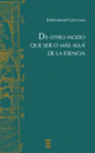 De Otro Modo que Ser o Mã?¡S Allã?¡ de la Esencia