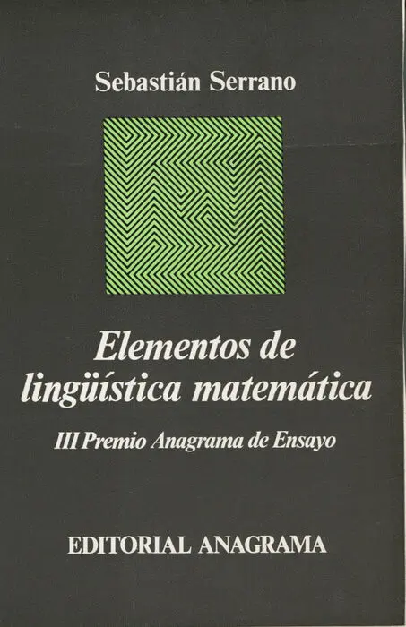 Elementos de Lingã?¼Ã?Âstica Matemã?¡Tica