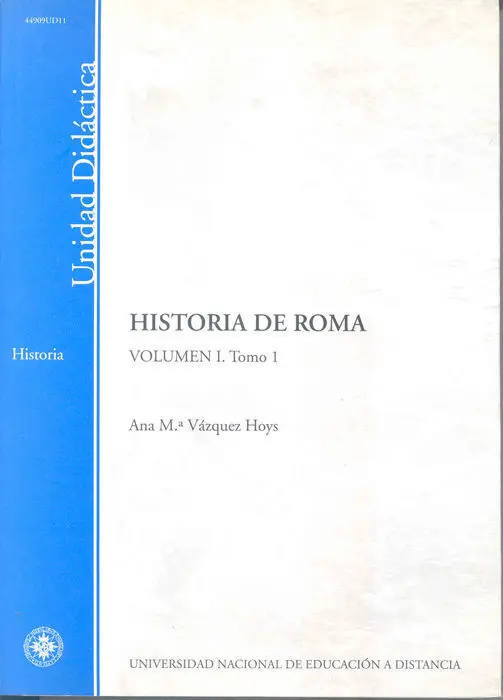 Historia de Roma. Volã?ºmen I. Tomo 1