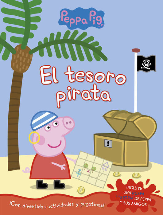 EL TESORO PIRATA. PEPPA PIG. (INCLUYE PEGATINAS). VV. AA.. Libro