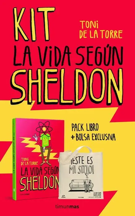Kit la Vida Segun Sheldon Libro + Bolsa Exclusiva