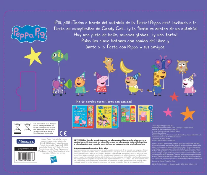 Peppa Pig. Libro con Sonidos - la Fiesta del Autobús
