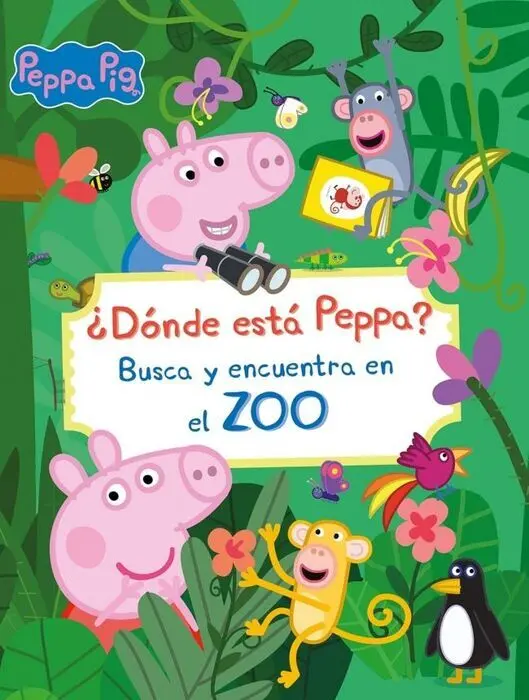 Peppa Pig. Libro Juguete - ¿Dónde está Peppa? Busca y Encuentra en el Zoo