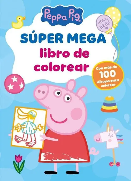 Súper Mega Libro de Colorear (Peppa Pig. Actividades)