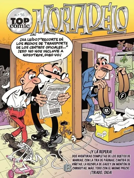 Contrabando ¡Tijeretazo! (Top Cómic Mortadelo 56)
