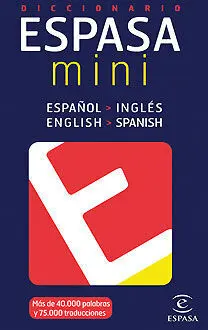 Diccionario Espasa Mini Ingles/Español