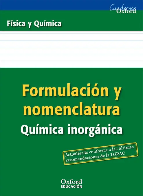 013 Cuad Formulacion y Nomenclatura Quimica Inorganica
