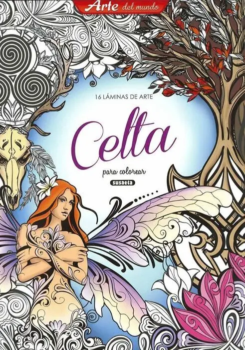 Celta para Colorear. 16 Láminas de Arte Ref. 916-05