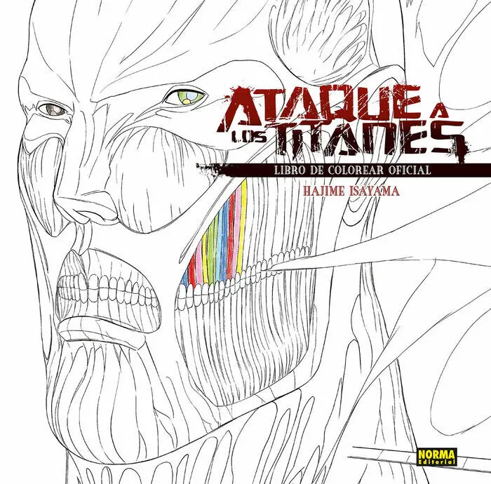Ataque a los Titanes. Libro de Colorear Oficial 2