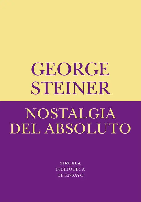 Nostalgia del Absoluto Be-12