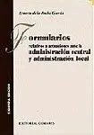 Formularios Relativos a Actuaciones y Trámites Ante la Administración Central.
