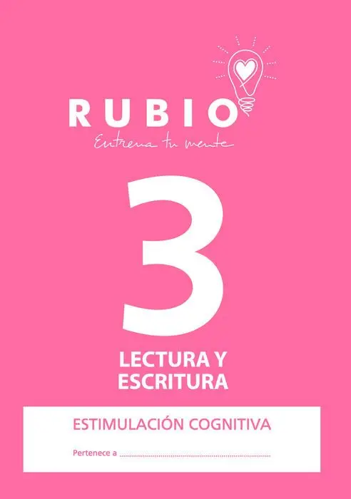 N3 Lectura y Escritura. Estimulación Cognitiva