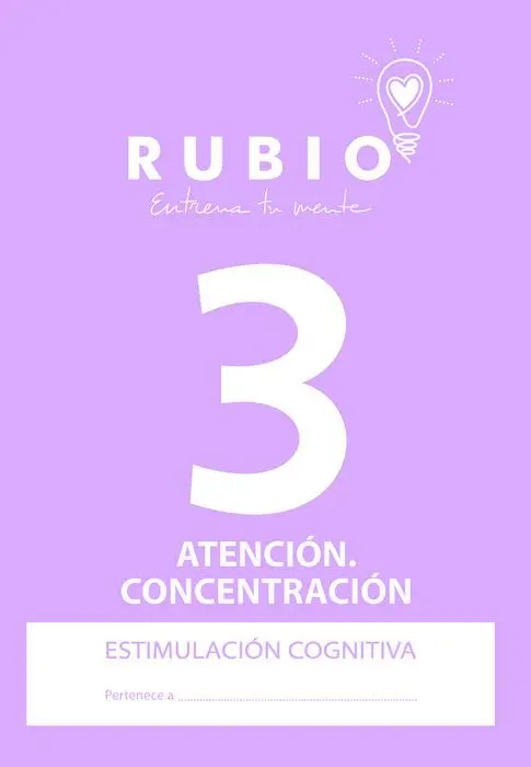 Atención Concentración 3 - Estimulacion Cognitiva