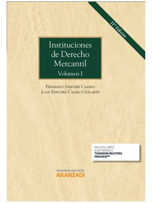 016 T1 Instituciones de Derecho Mercantil