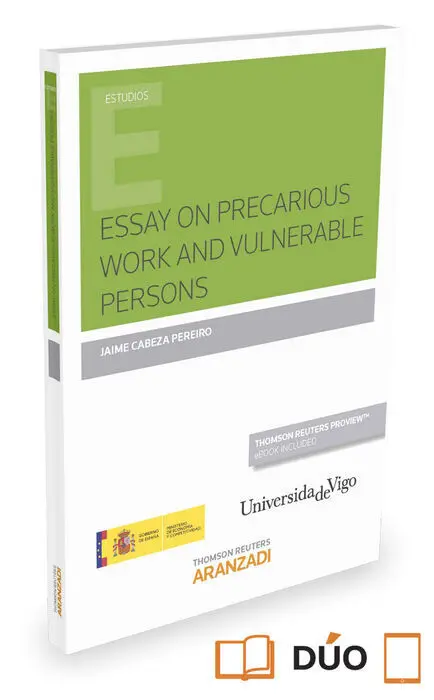 Essay On Precarious Work And Vulnerable Persons (Papel + E-Book)