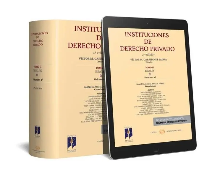 018 T2 Vol1 Instituciones de Derecho Privado: Reales