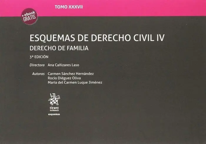 Esquemas de Derecho Civil Iv: Derecho de Familia (Tomo Xxxvii)
