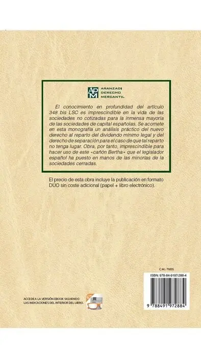 La Separación Como Alternativa Al Reparto de Dividendos en las Sociedades no Cot