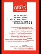 Municipalismo Internacional y Derecho a la Ciudad