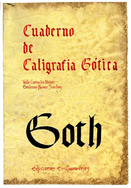 Cuaderno de Caligrafía Gótica