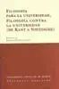 *** Filosofia para la Universidad, Filosofia Contra la Universidad...