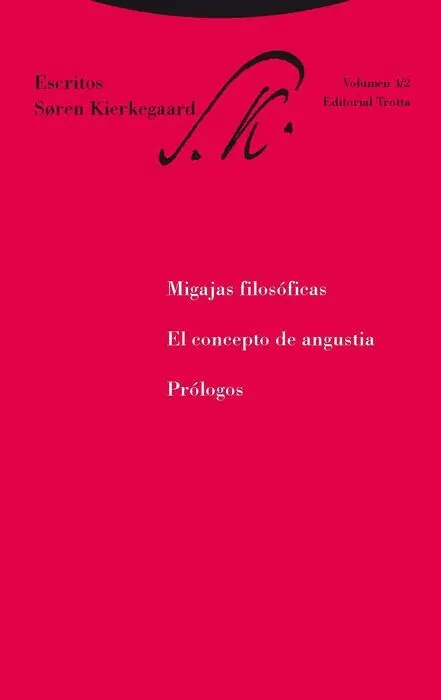 Migajas Filosóficas, el Concepto de Angustia y Prólogos