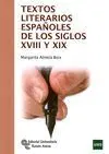 Textos Literarios Españoles de los Siglos Xviii y Xix