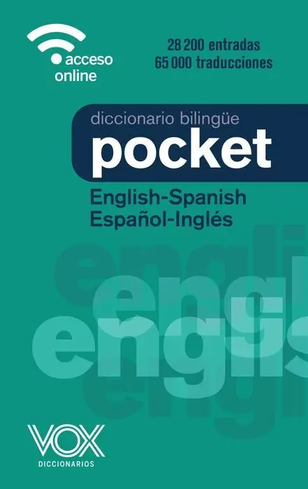 023 Diccionario Pocket English-Spanish / Español-Inglés