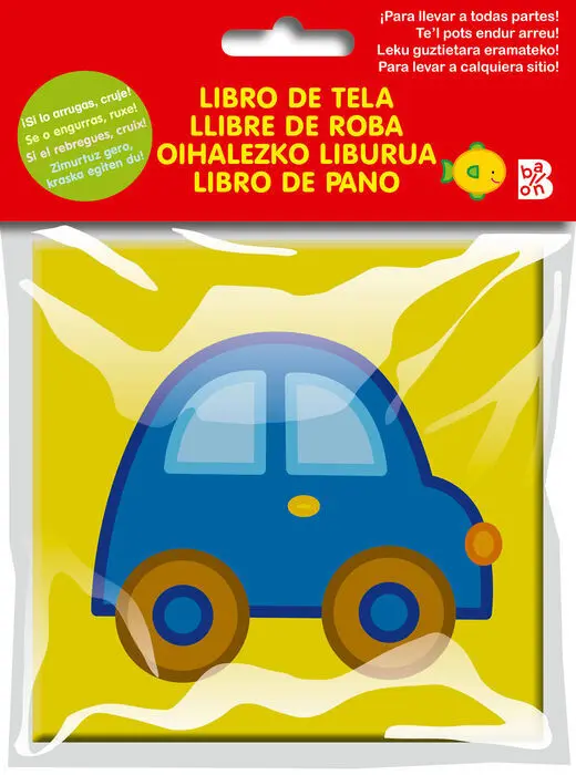 Libro de Tela - Coche