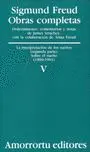 T5 Sigmund Freud -Obras Completas /La Interpretacion de los Sueños. Segunda Parte Sobre Sueño 1900-1901
