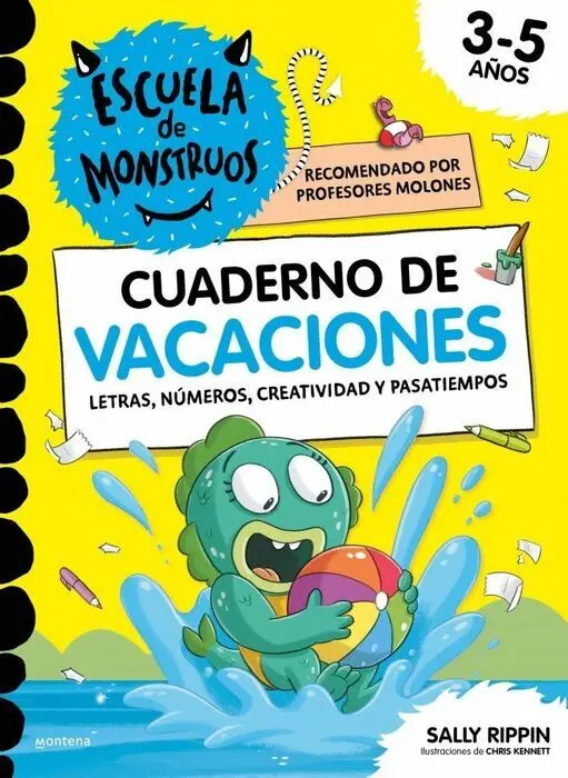 Escuela de Monstruos 3-5 Años- Cuaderno de Vacaciones